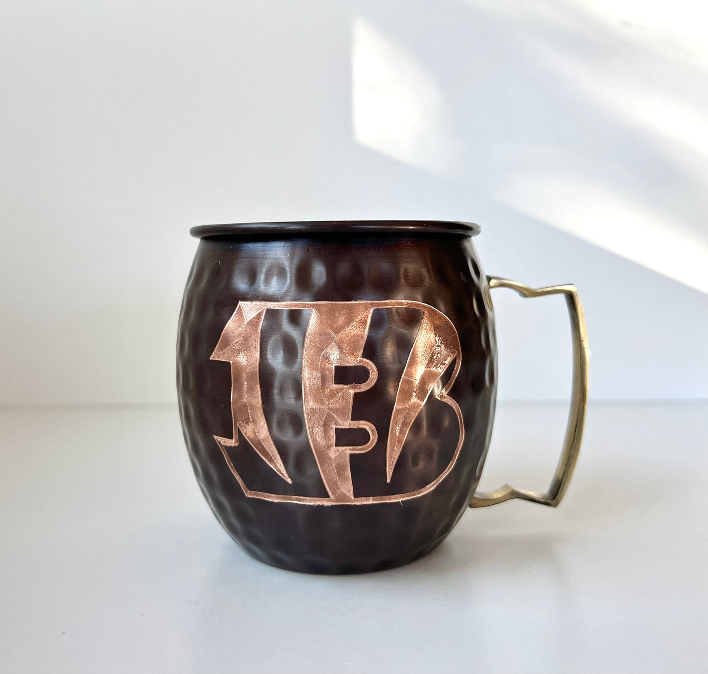 Cincinnati Bengals Moscow Mule Mug | Antiqued | Hammered | Other teams available | Request Customization