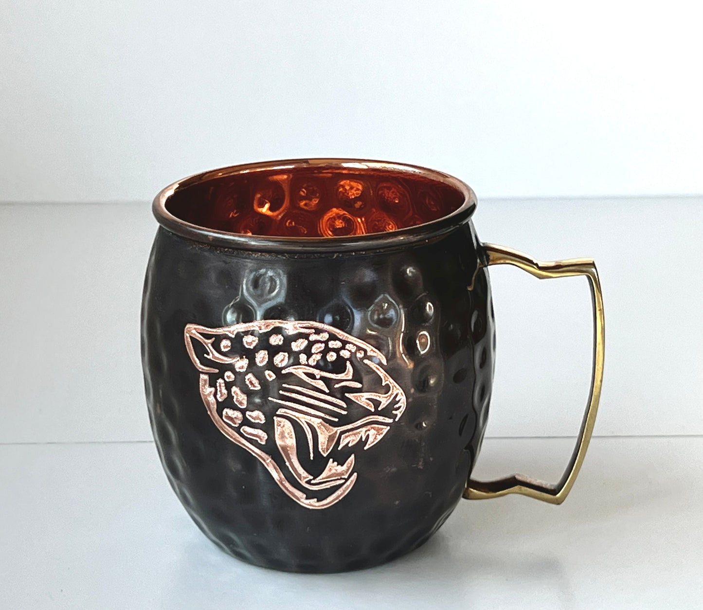 Jacksonville Jaguars Moscow Mule Mug | Antiqued | Hammered | Other teams available | Request Customization