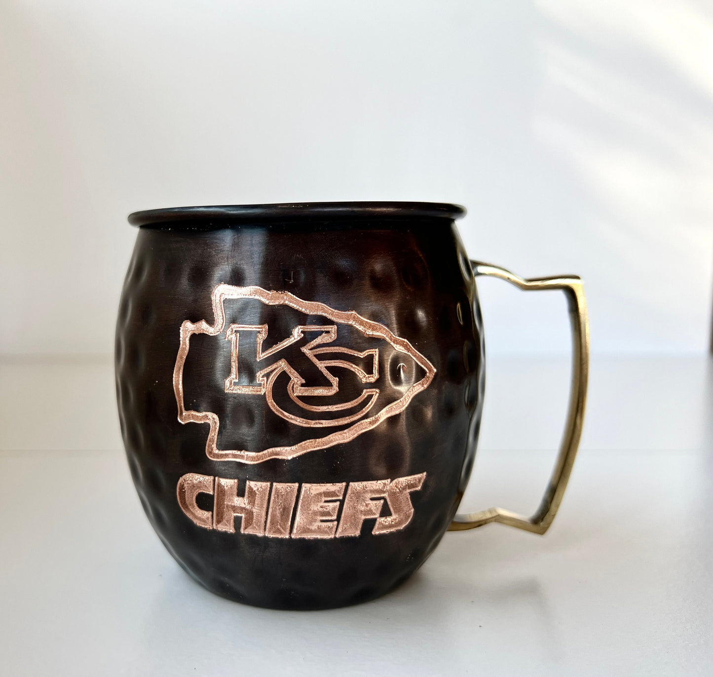 Kansas City Chiefs Moscow Mule Mug | Antiqued | Hammered | Other teams available | Request Customization