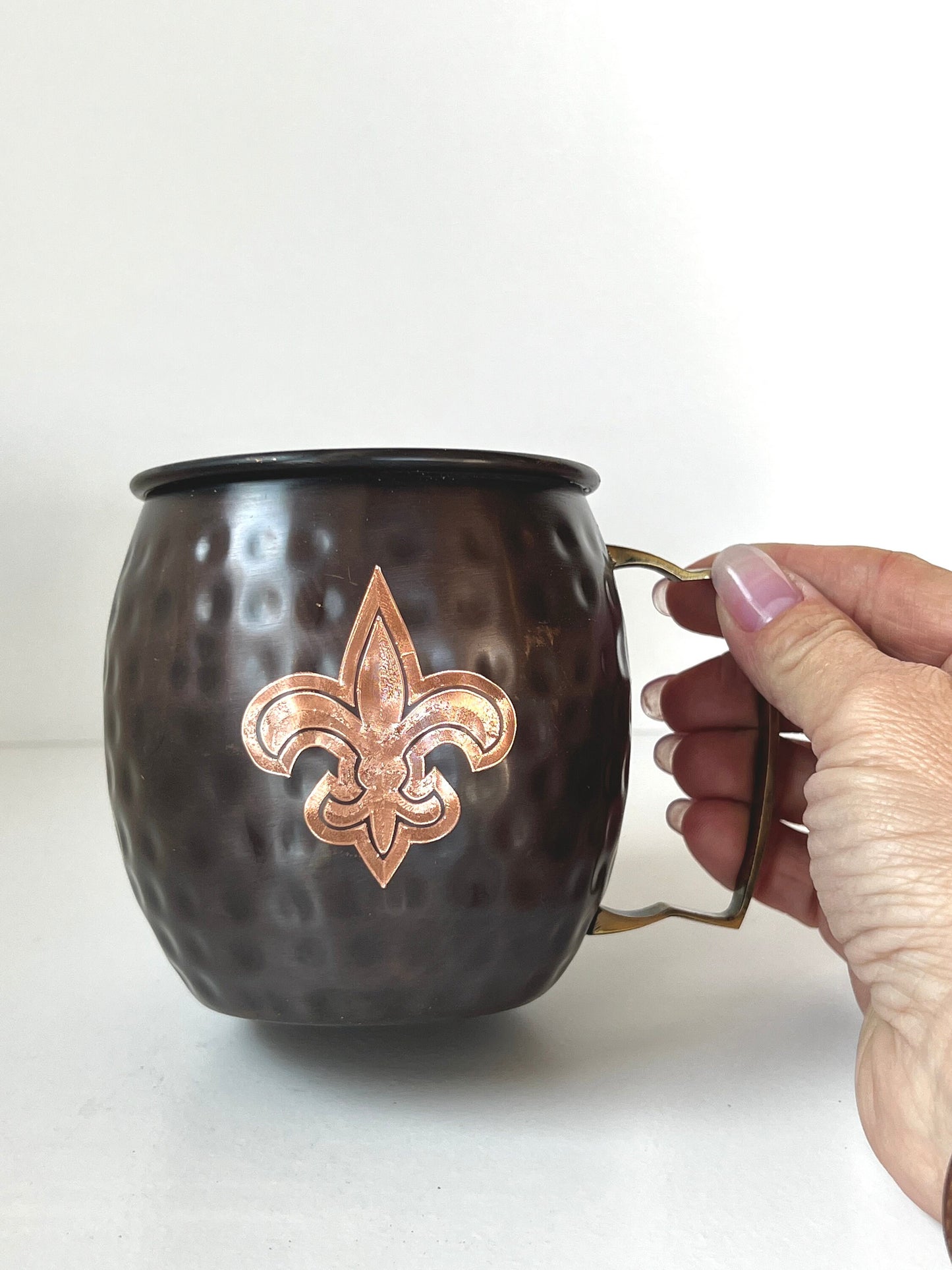 New Orleans Saints Moscow Mule Mug | Antiqued | Hammered | Other teams available | Request Customization