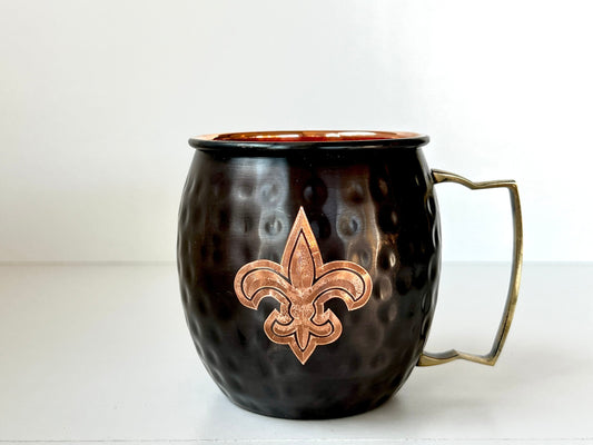 New Orleans Saints Moscow Mule Mug | Antiqued | Hammered | Other teams available | Request Customization