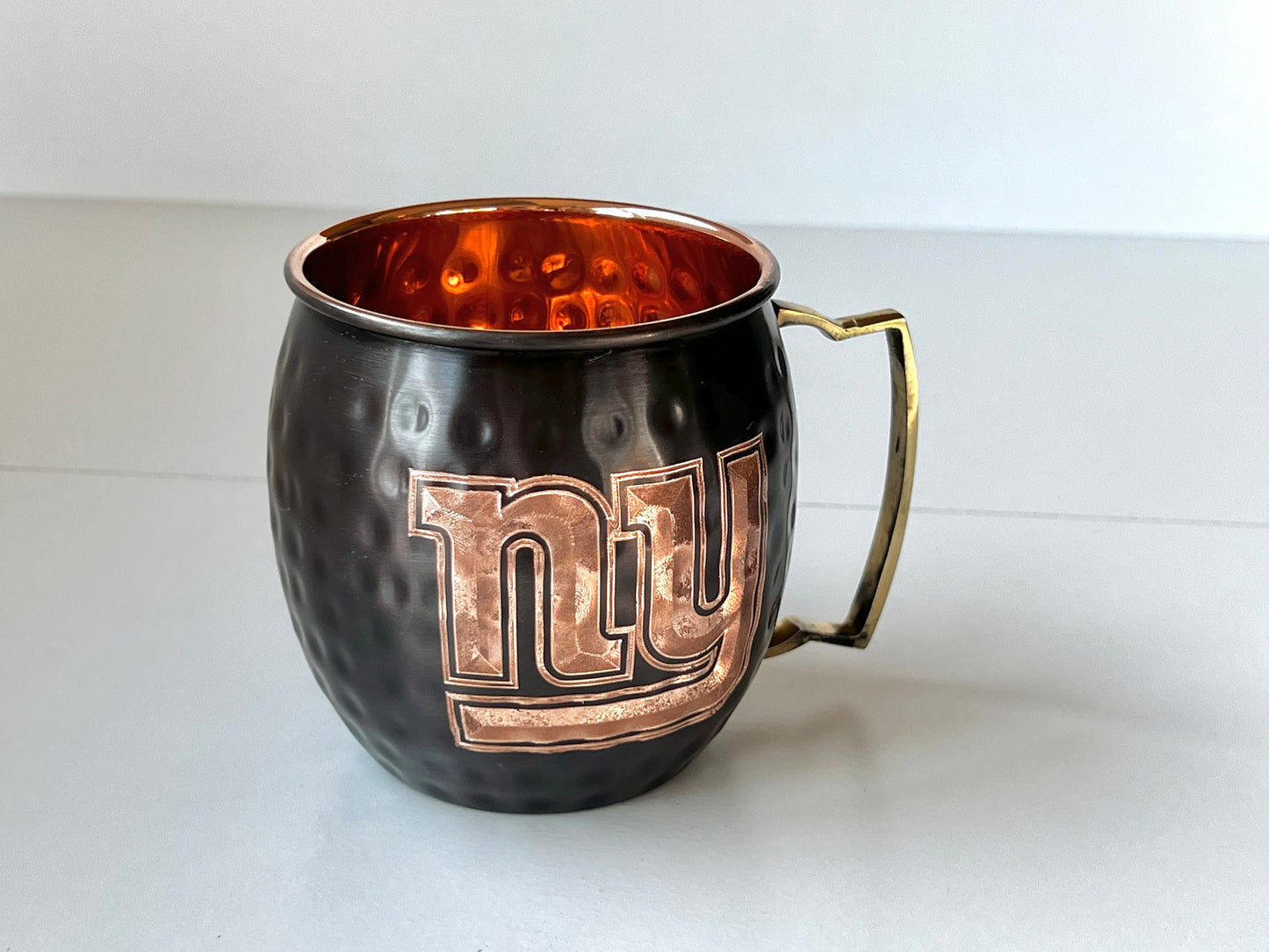 New York Giants Moscow Mule Mug | Antiqued | Hammered | Other teams available | Request Customization