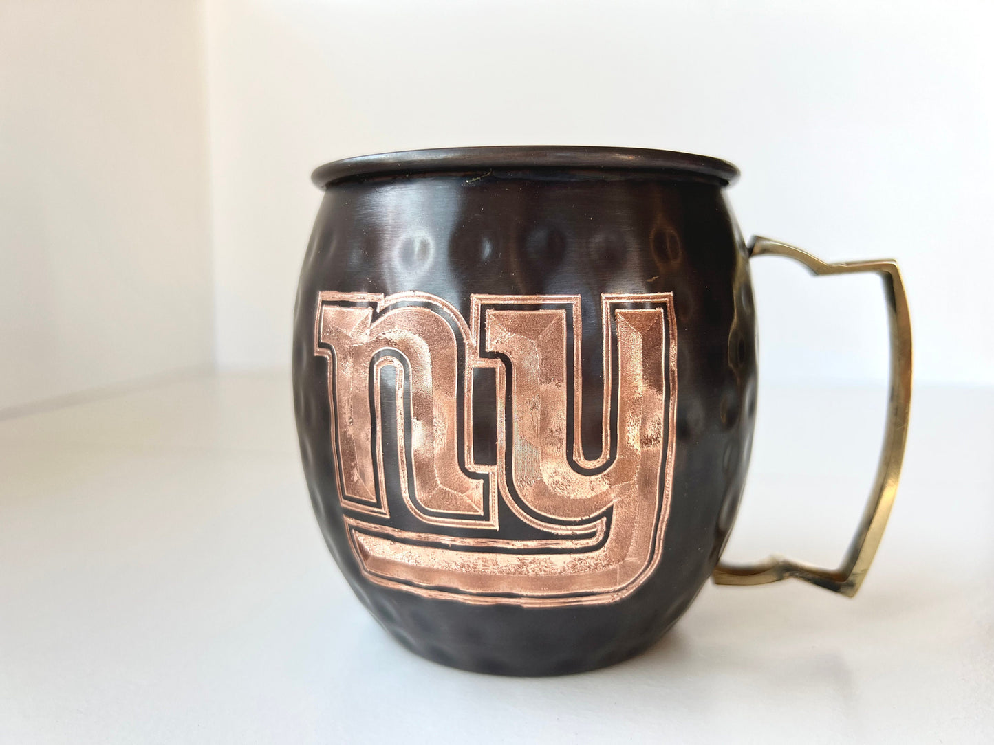 New York Giants Moscow Mule Mug | Antiqued | Hammered | Other teams available | Request Customization