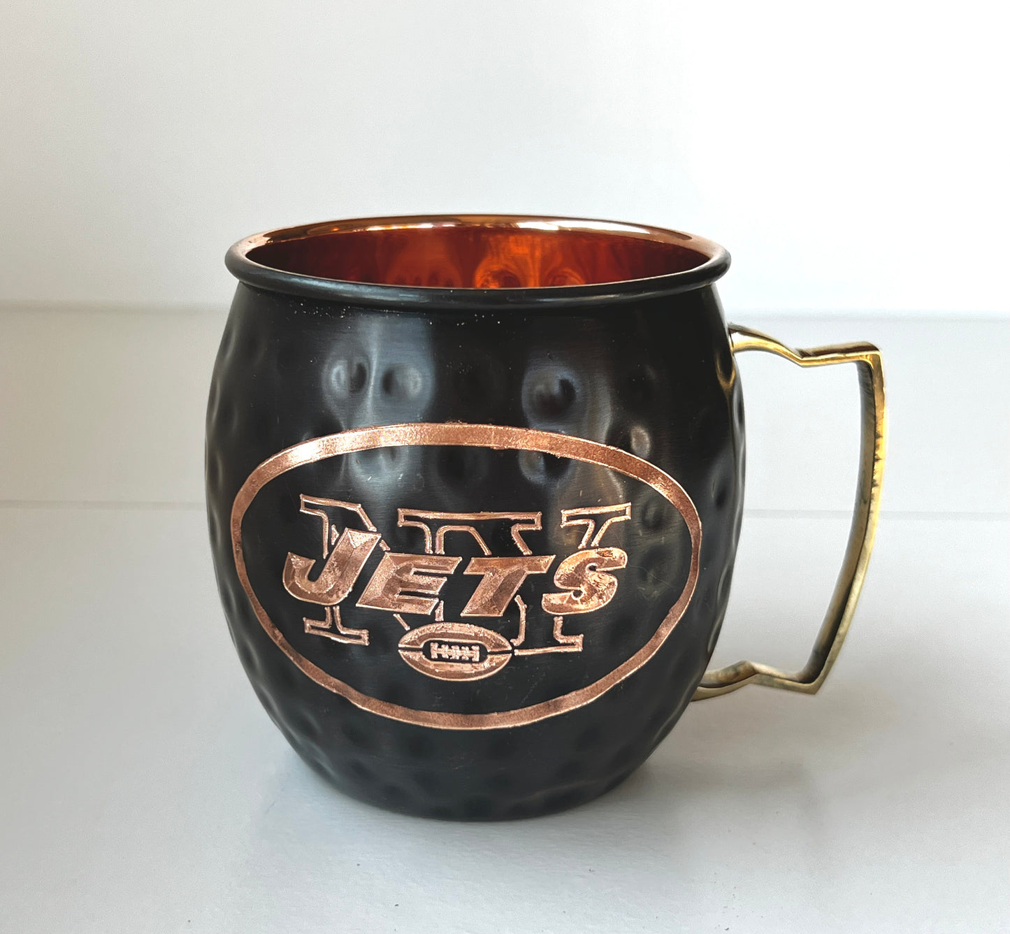 New York Jets Moscow Mule Mug | Antiqued | Hammered | Other teams available | Request Customization