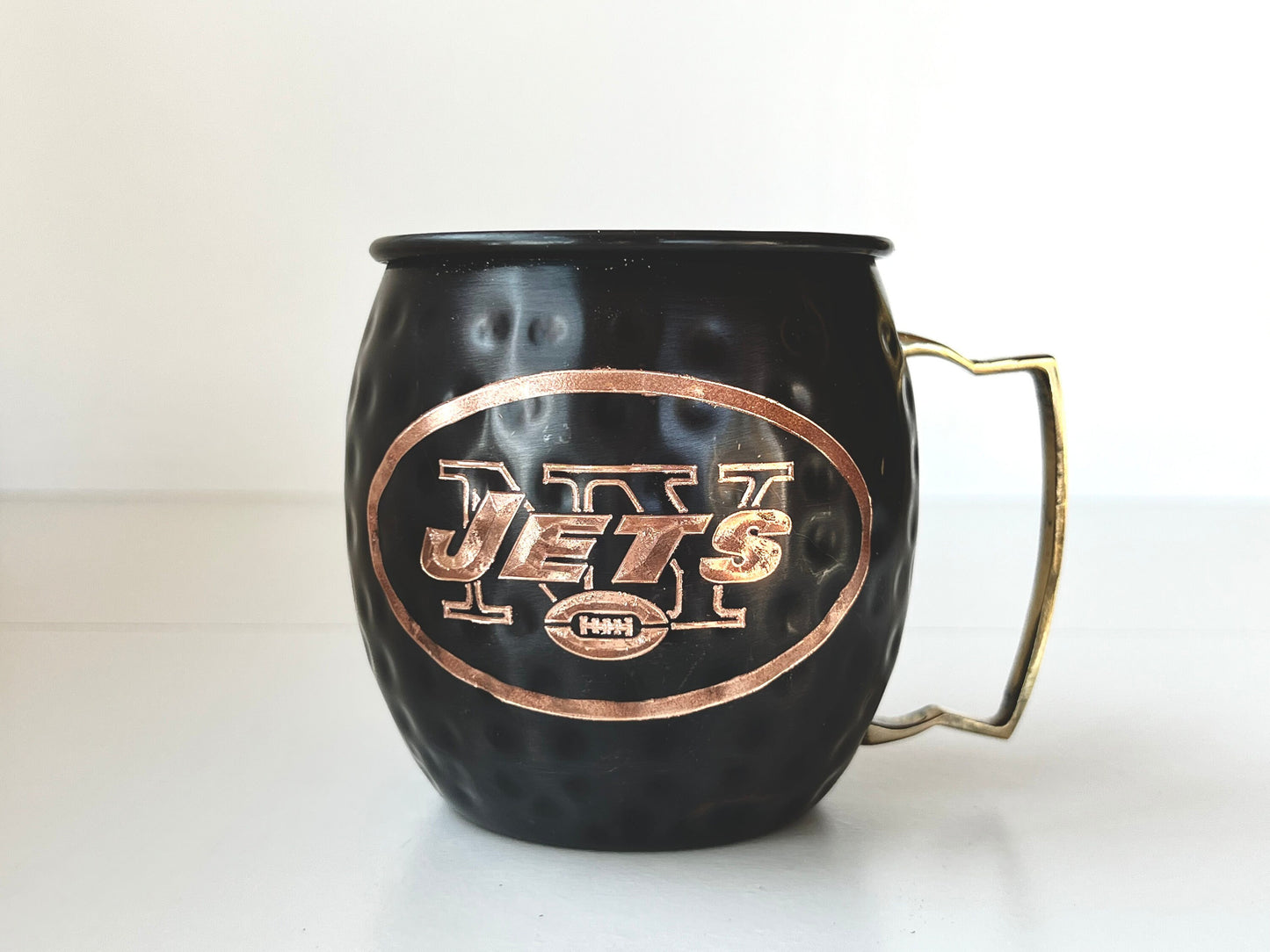 New York Jets Moscow Mule Mug | Antiqued | Hammered | Other teams available | Request Customization