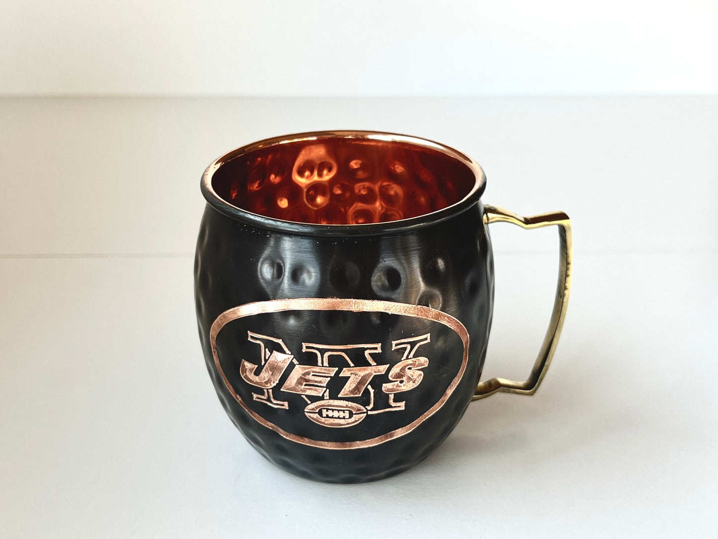 New York Jets Moscow Mule Mug | Antiqued | Hammered | Other teams available | Request Customization