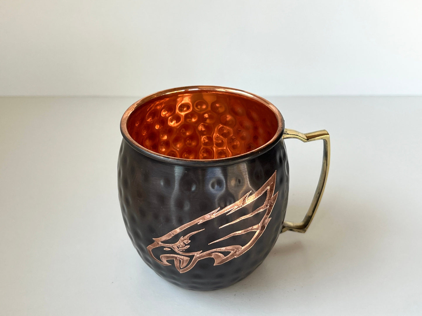 Philadelphia Eagles Moscow Mule Mug | Option to Personalize | Antiqued | Hammered | Other teams available | Eagles Nation | Football Gift