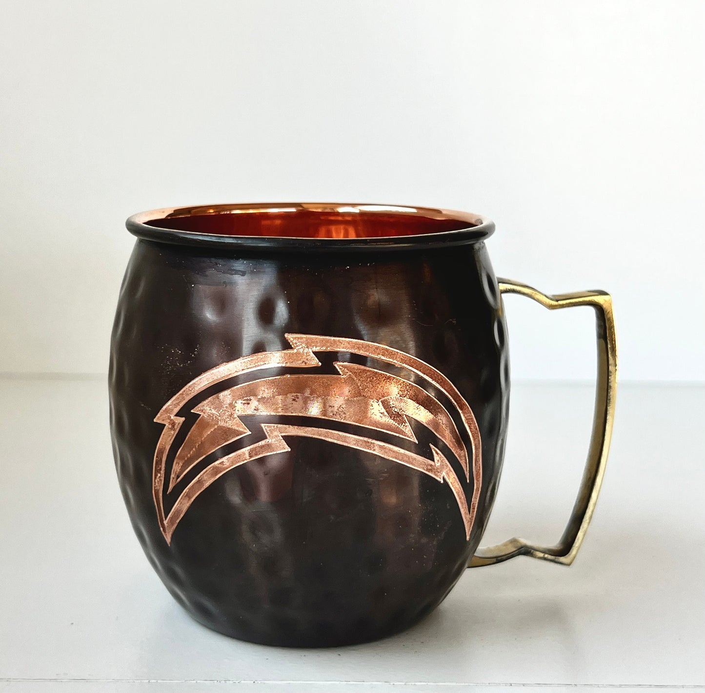 Los Angeles Chargers Moscow Mule Mug | Antiqued | Hammered | Other teams available | Request Customization