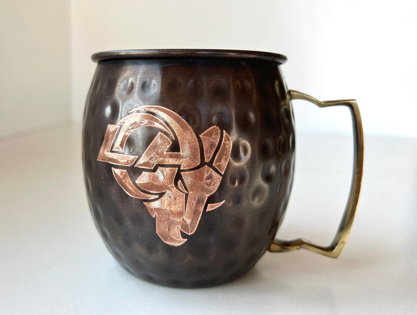 Los Angeles Rams Moscow Mule Mug | Antiqued | Hammered | Other teams available | Request Customization