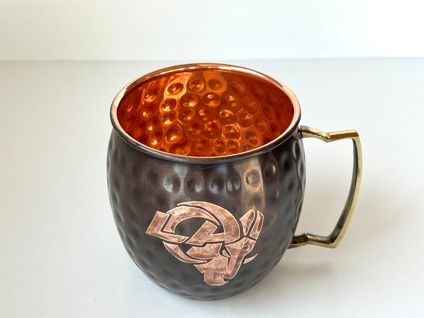 Los Angeles Rams Moscow Mule Mug | Antiqued | Hammered | Other teams available | Request Customization