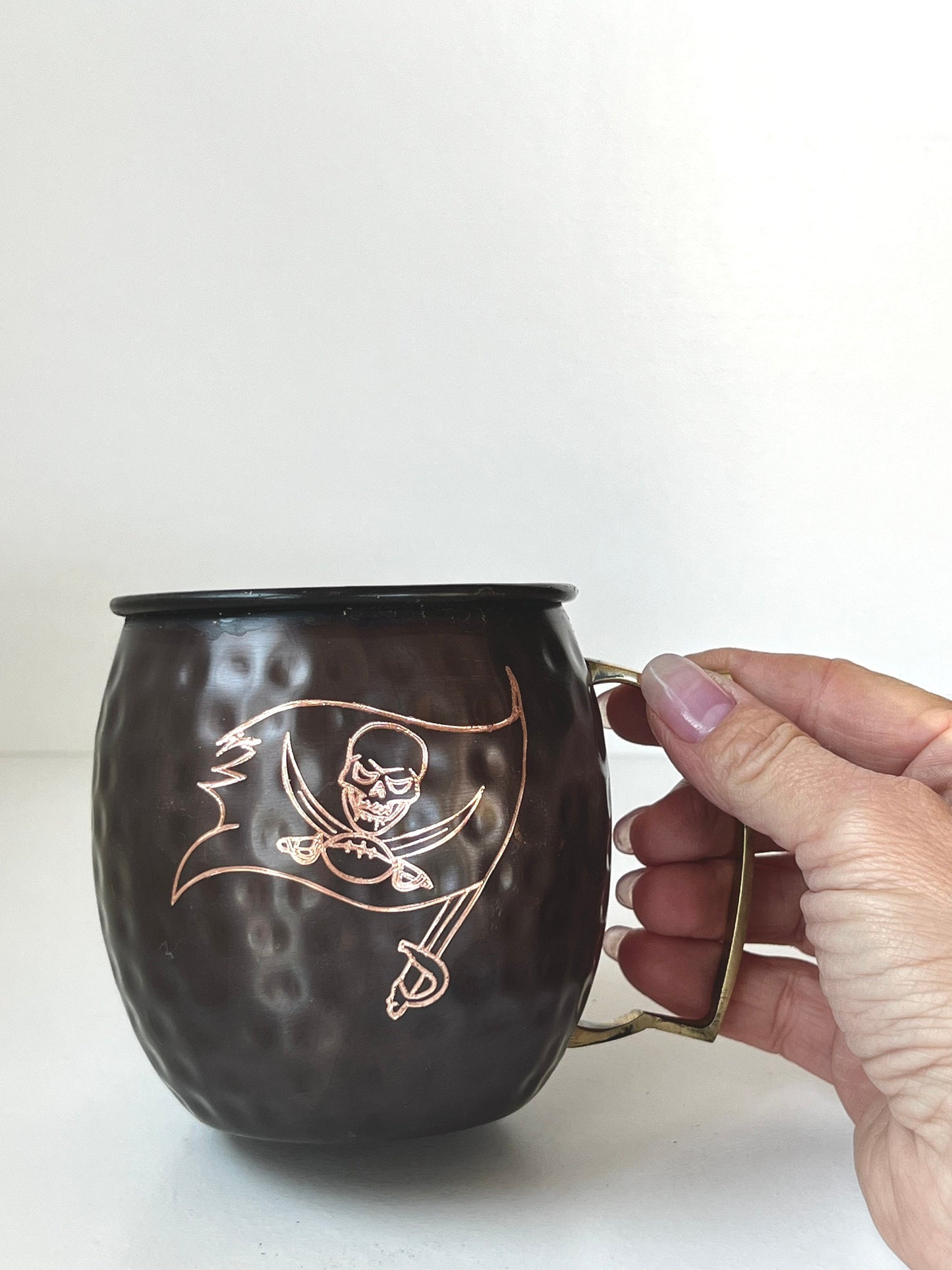 Tampa Bay Buccaneers Moscow Mule Mug | Antiqued | Hammered | Other teams available | Request Customization