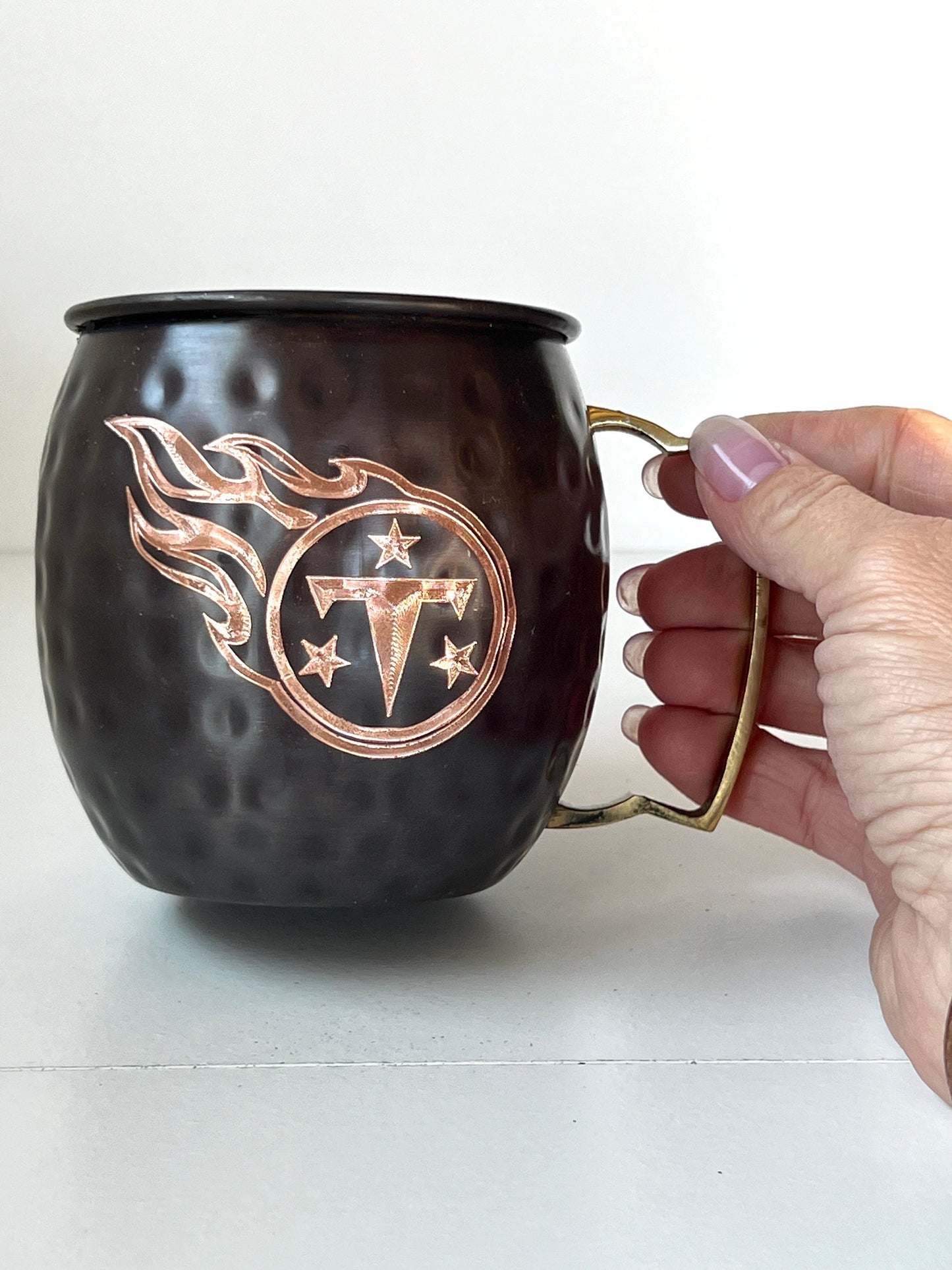 Tennessee Titans Moscow Mule Mug | Antiqued | Hammered | Other teams available | Request Customization