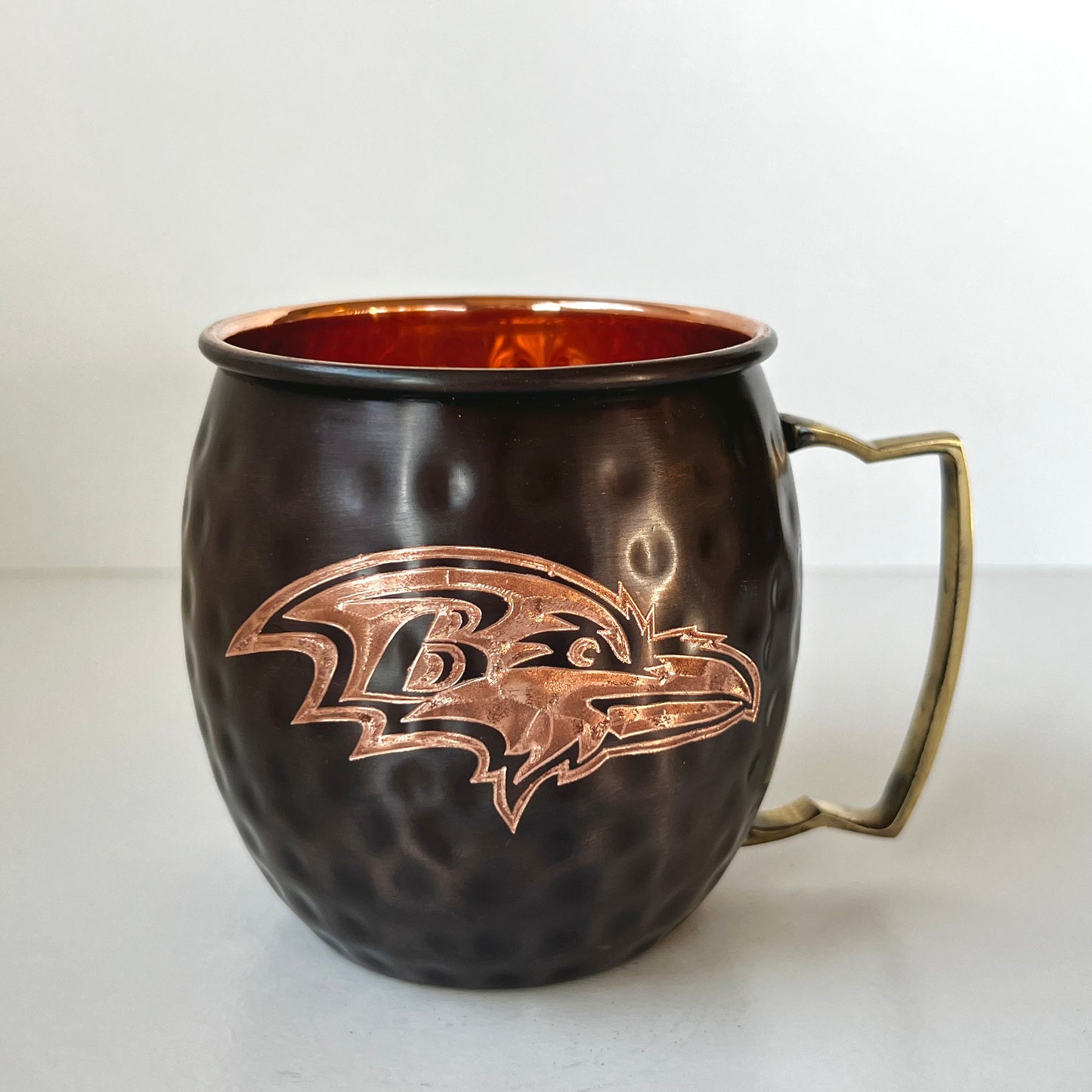 Baltimore Ravens Moscow Mule Mug | Antiqued | Hammered | Other teams available | Request Customization