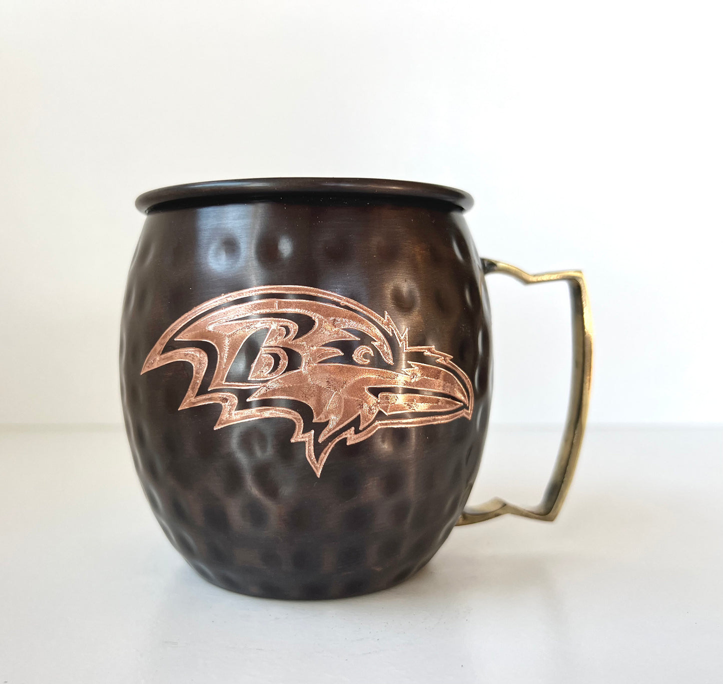 Baltimore Ravens Moscow Mule Mug | Antiqued | Hammered | Other teams available | Request Customization