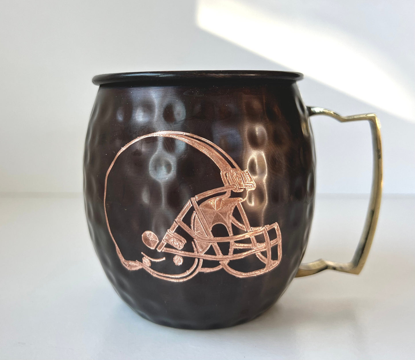 Cleveland Browns Moscow Mule Mug | Antiqued | Hammered | Other teams available | Request Customization