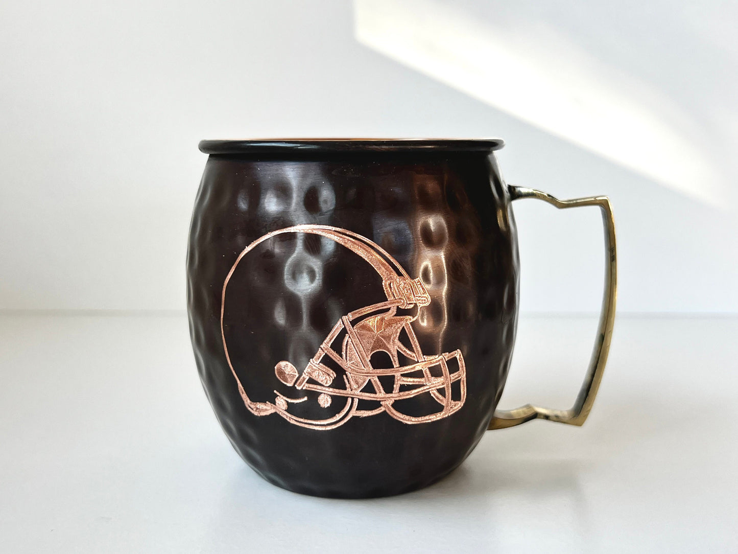 Cleveland Browns Moscow Mule Mug | Antiqued | Hammered | Other teams available | Request Customization