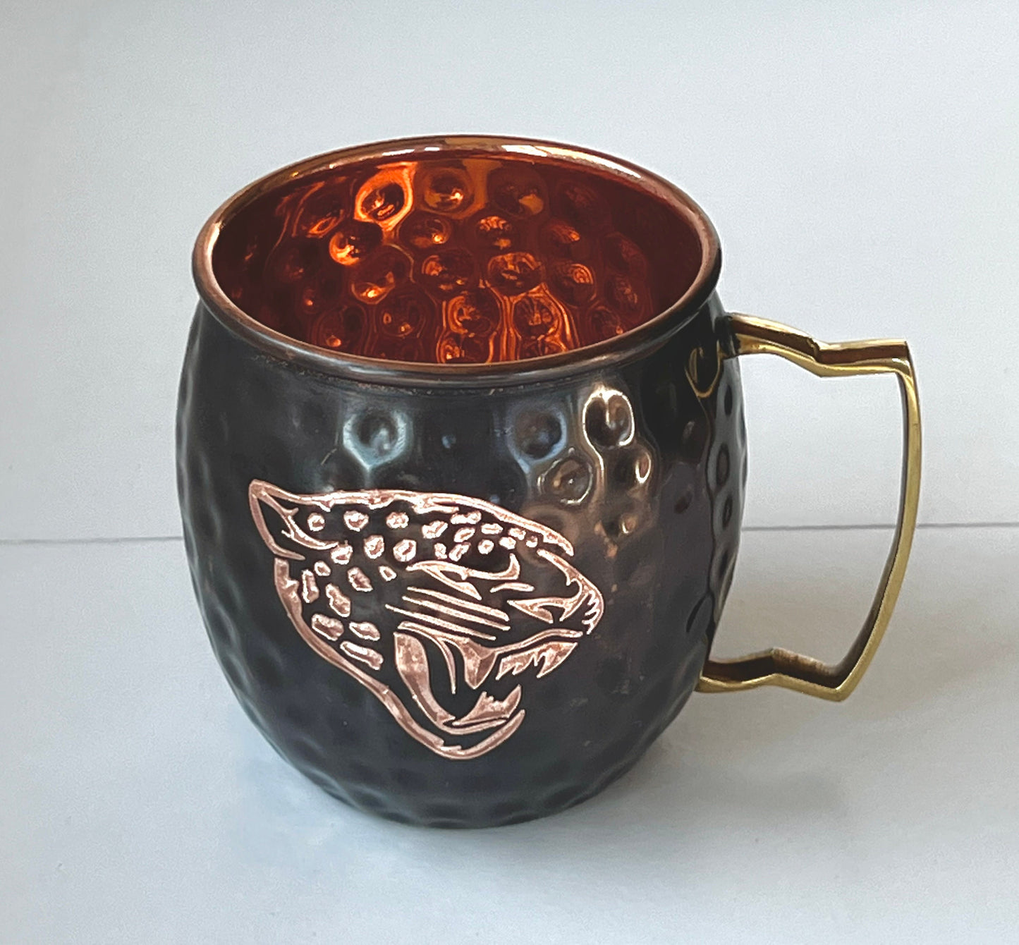 Jacksonville Jaguars Moscow Mule Mug | Antiqued | Hammered | Other teams available | Request Customization