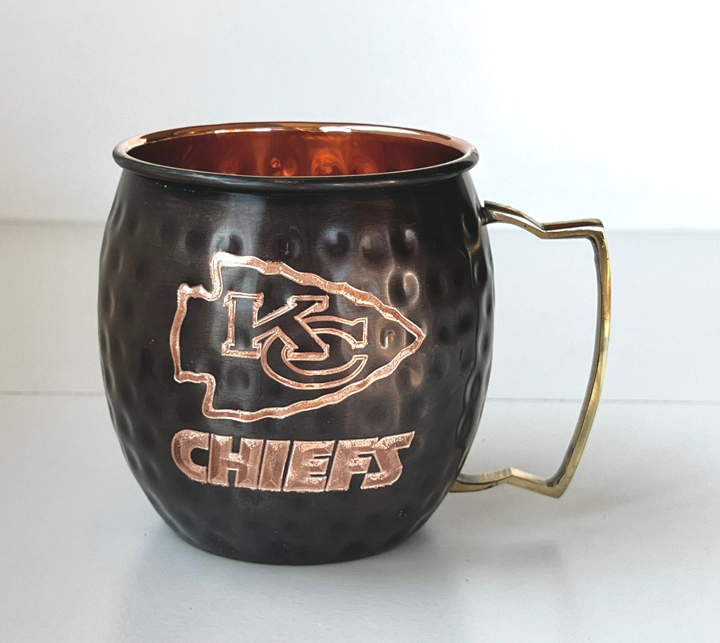 Kansas City Chiefs Moscow Mule Mug | Antiqued | Hammered | Other teams available | Request Customization