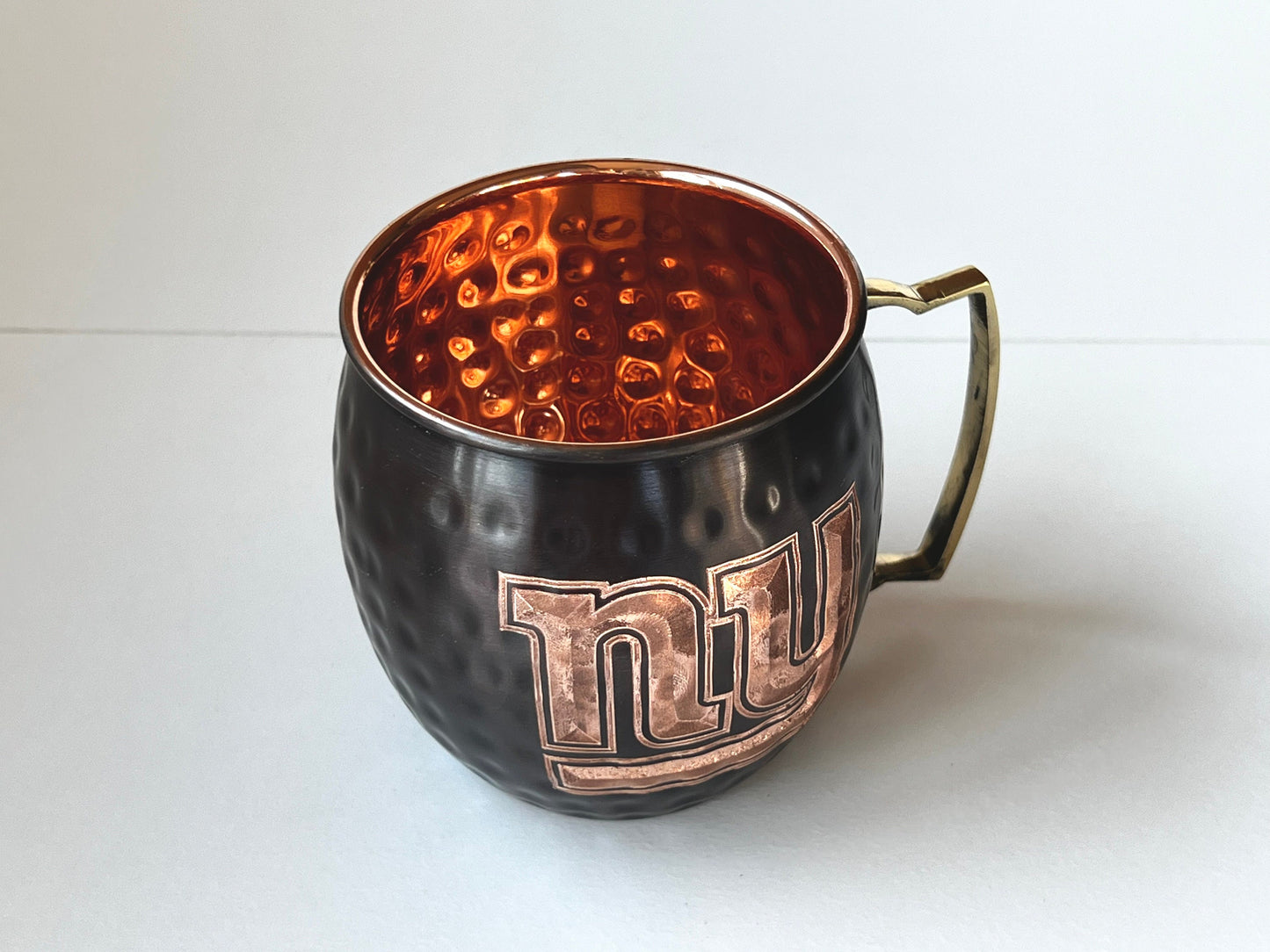 New York Giants Moscow Mule Mug | Antiqued | Hammered | Other teams available | Request Customization