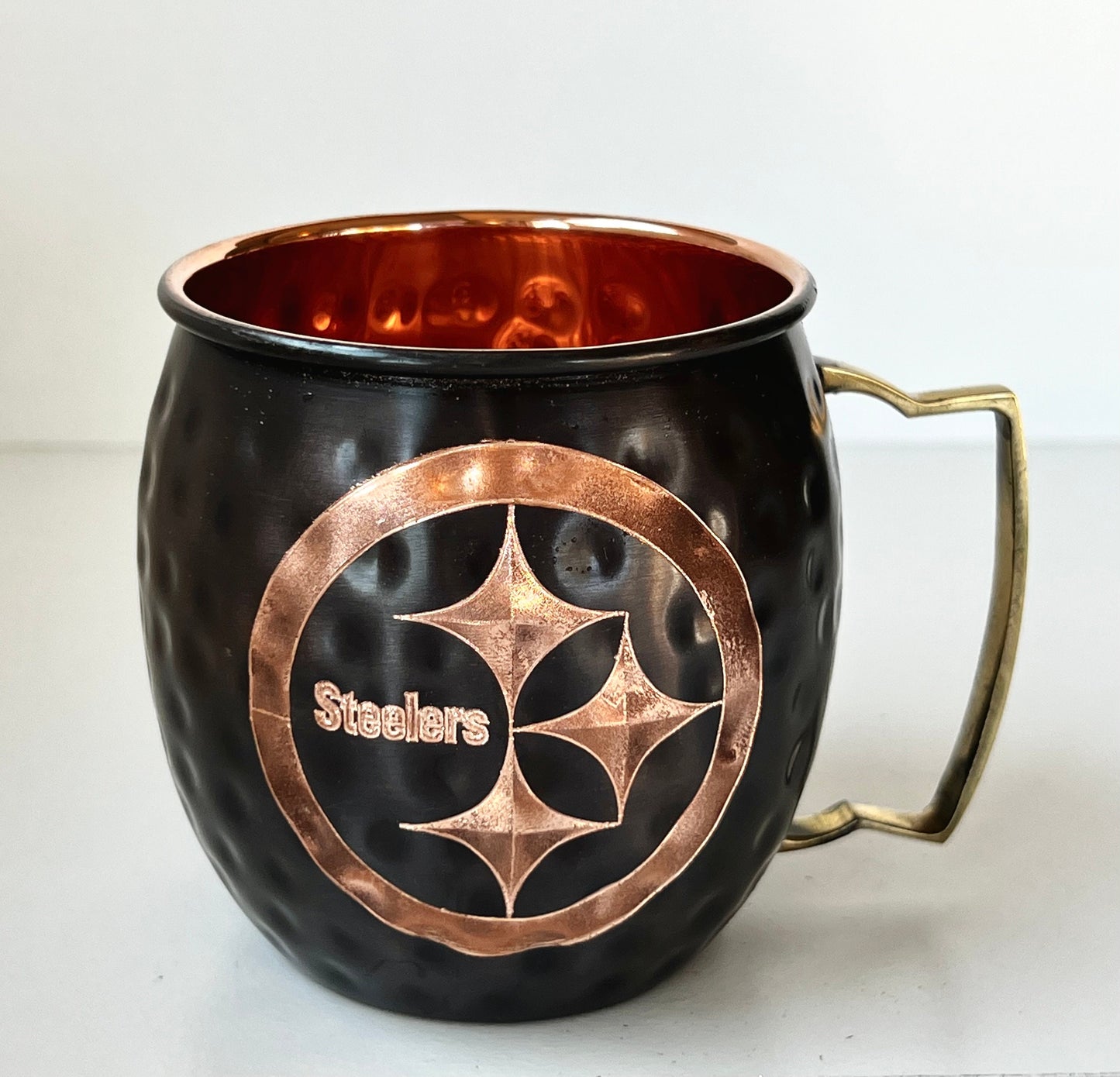 Pittsburg Steelers Moscow Mule Mug | Antiqued | Hammered | Other teams available | Request Customization