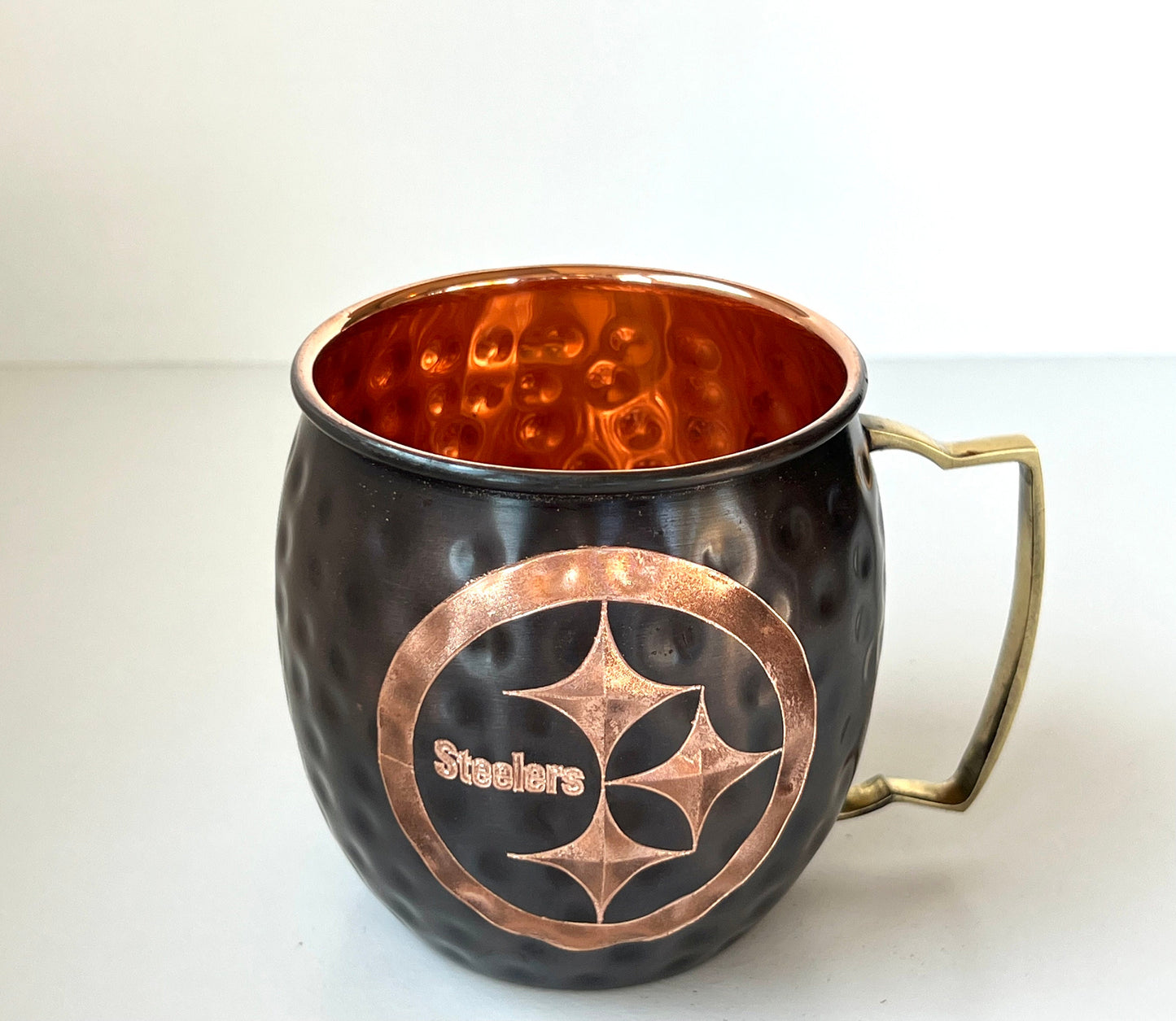 Pittsburg Steelers Moscow Mule Mug | Antiqued | Hammered | Other teams available | Request Customization