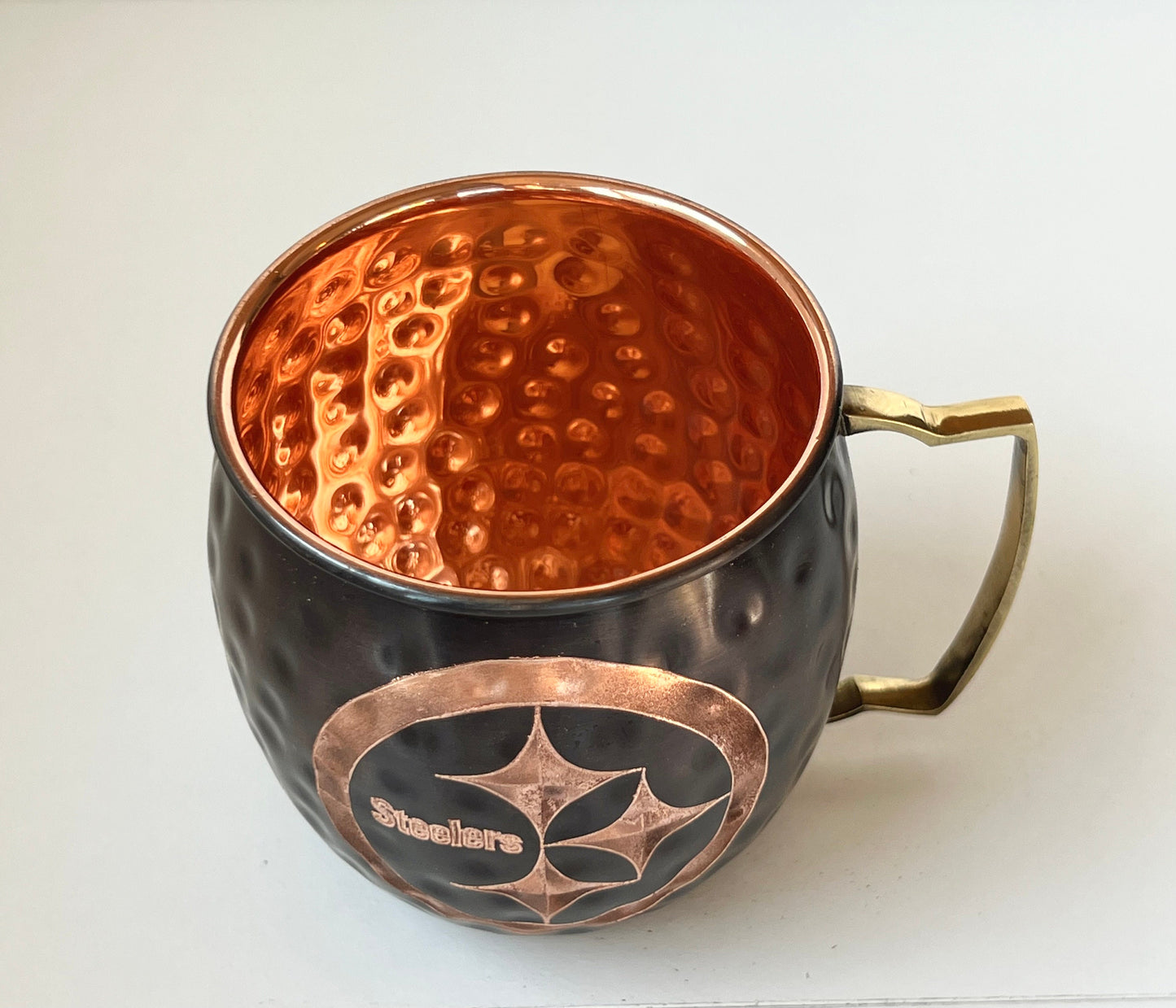 Pittsburg Steelers Moscow Mule Mug | Antiqued | Hammered | Other teams available | Request Customization