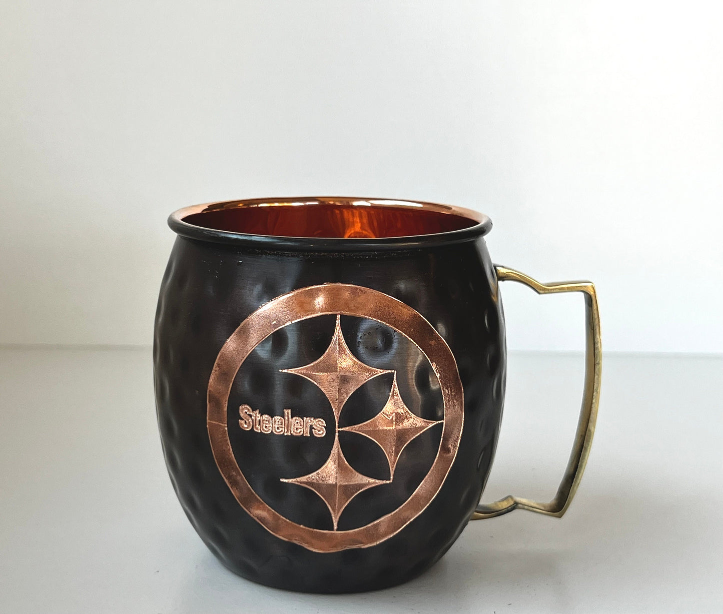 Pittsburg Steelers Moscow Mule Mug | Antiqued | Hammered | Other teams available | Request Customization