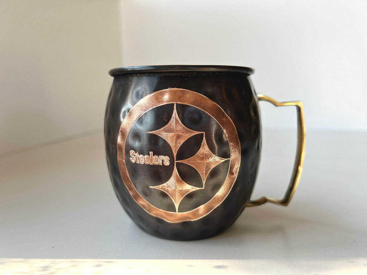 Pittsburg Steelers Moscow Mule Mug | Antiqued | Hammered | Other teams available | Request Customization