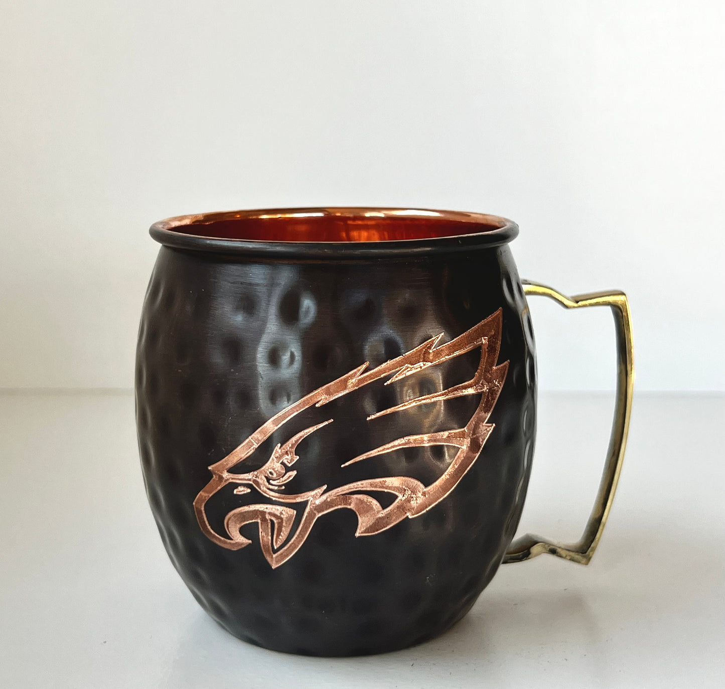 Philadelphia Eagles Moscow Mule Mug | Option to Personalize | Antiqued | Hammered | Other teams available | Eagles Nation | Football Gift