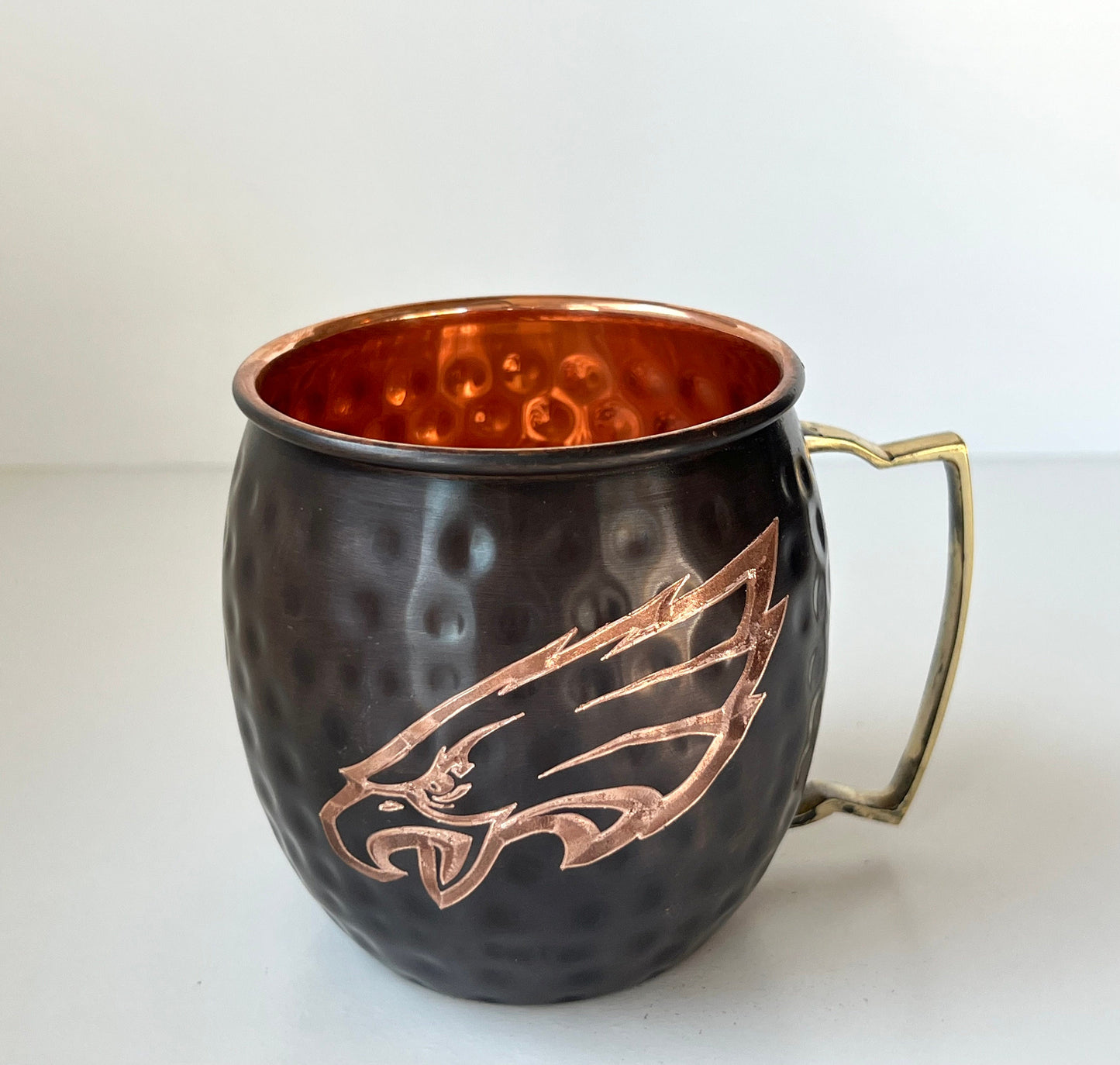 Philadelphia Eagles Moscow Mule Mug | Option to Personalize | Antiqued | Hammered | Other teams available | Eagles Nation | Football Gift