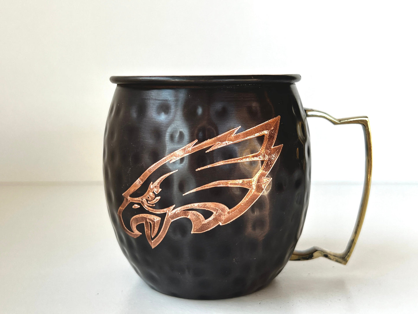 Philadelphia Eagles Moscow Mule Mug | Option to Personalize | Antiqued | Hammered | Other teams available | Eagles Nation | Football Gift