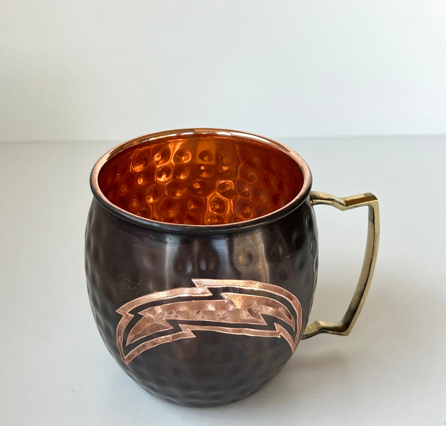 Los Angeles Chargers Moscow Mule Mug | Antiqued | Hammered | Other teams available | Request Customization