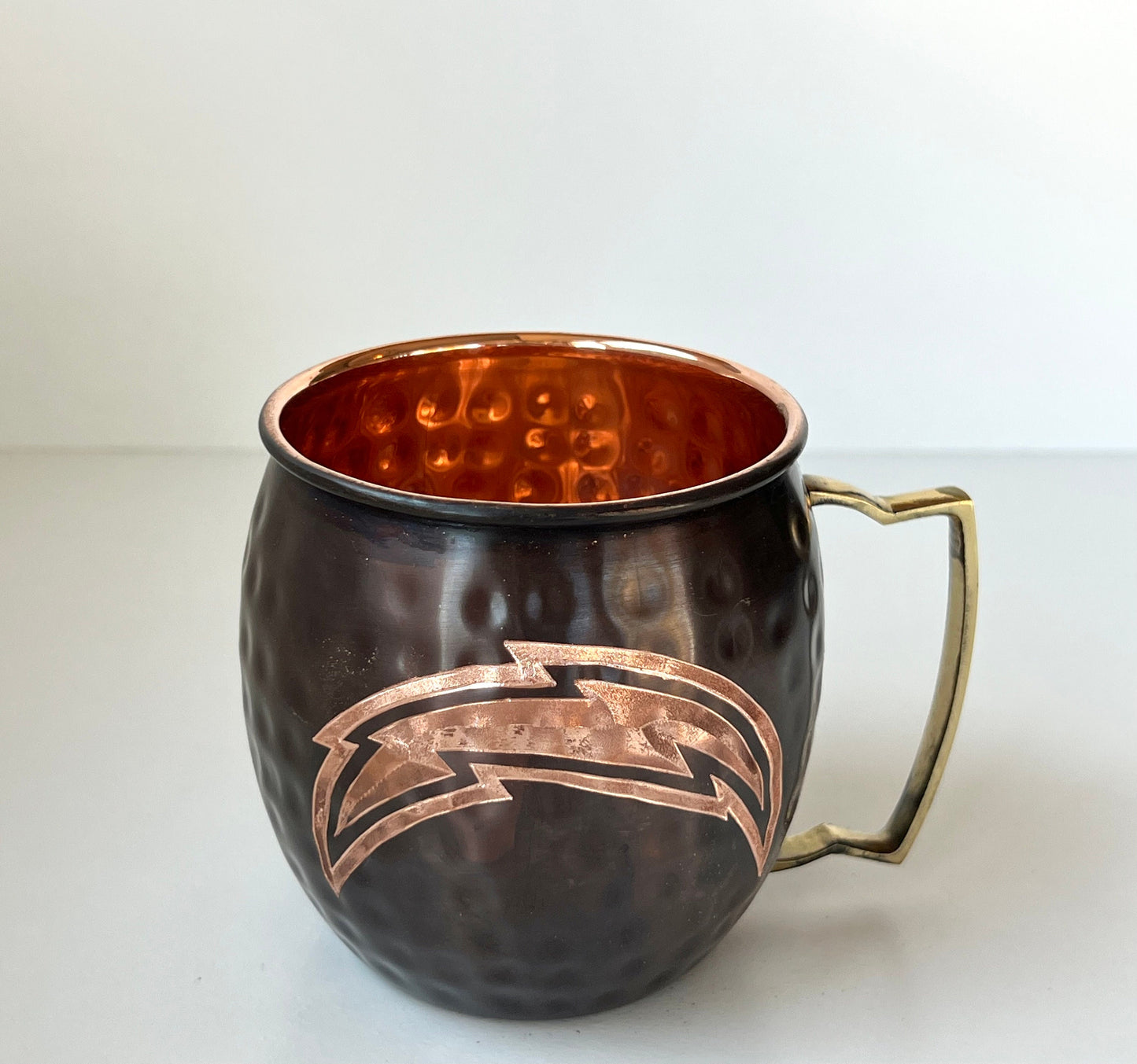 Los Angeles Chargers Moscow Mule Mug | Antiqued | Hammered | Other teams available | Request Customization