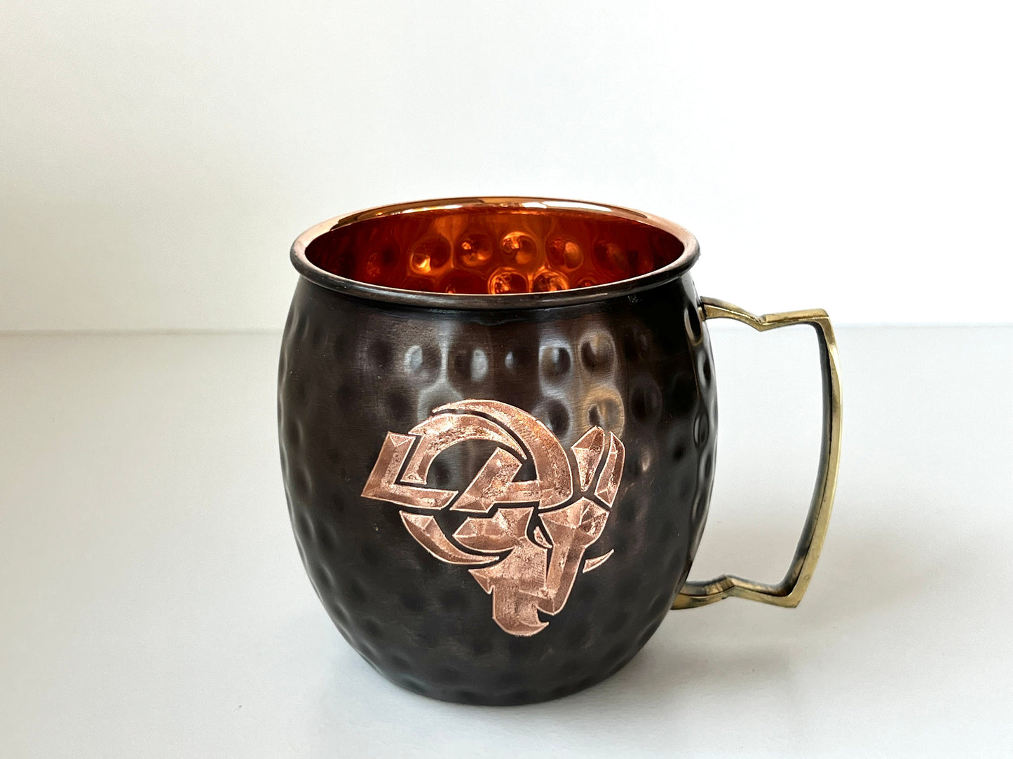 Los Angeles Rams Moscow Mule Mug | Antiqued | Hammered | Other teams available | Request Customization