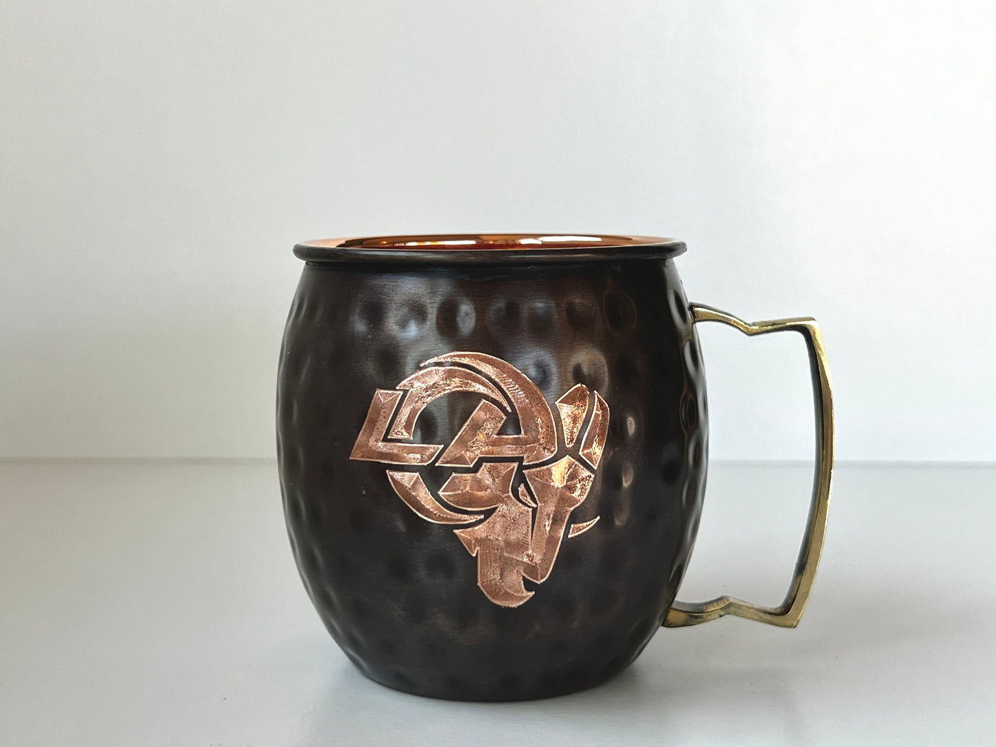 Los Angeles Rams Moscow Mule Mug | Antiqued | Hammered | Other teams available | Request Customization