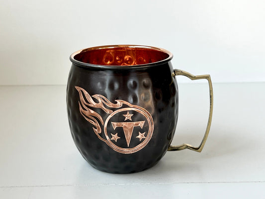 Tennessee Titans Moscow Mule Mug | Antiqued | Hammered | Other teams available | Request Customization