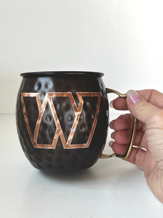 Washington Commanders Moscow Mule Mug | Antiqued | Hammered | Other teams available | Request Customization