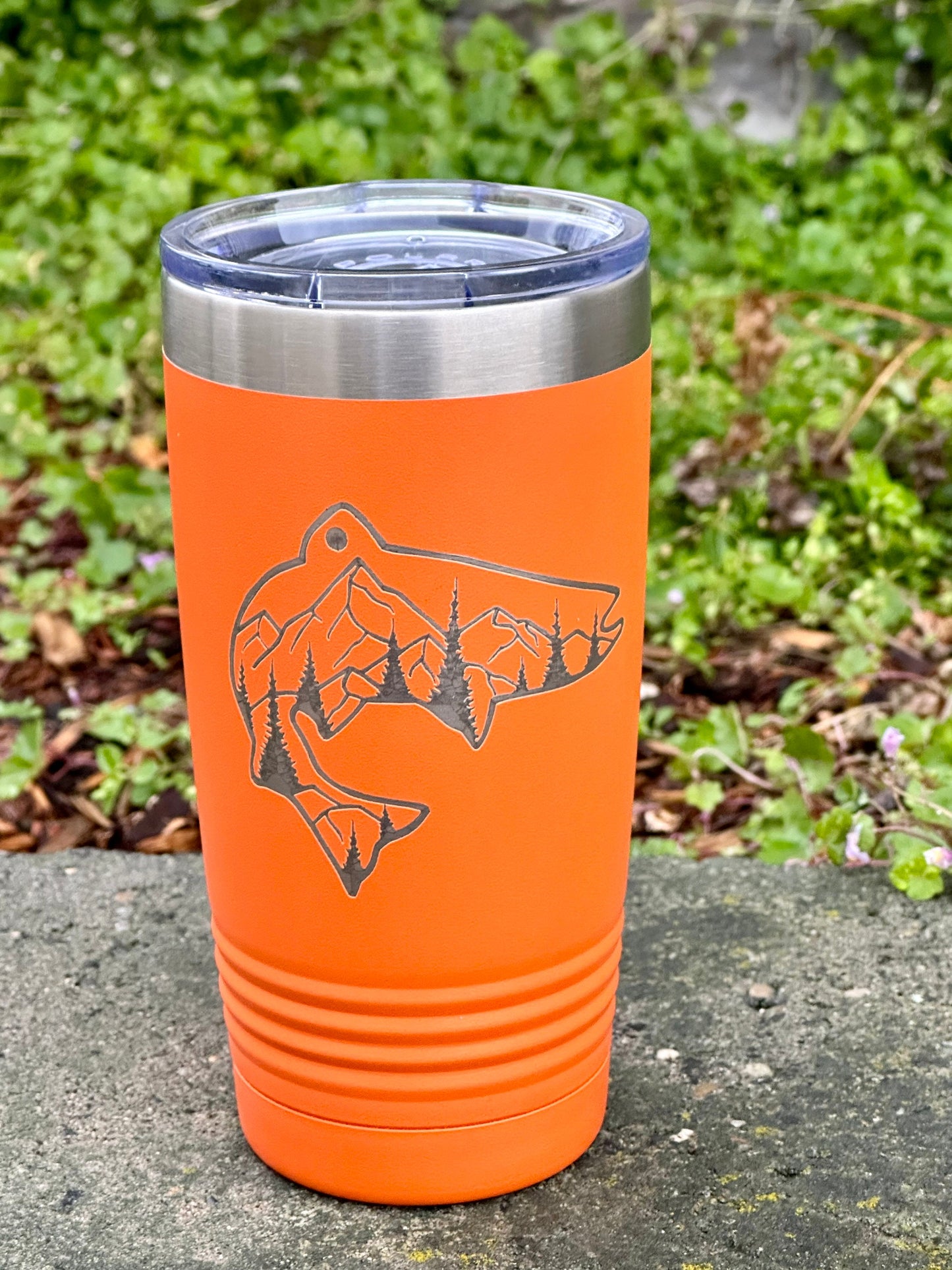 Rocky Mountain Fish 20 OZ insulated Tumbler with Option to Personalize