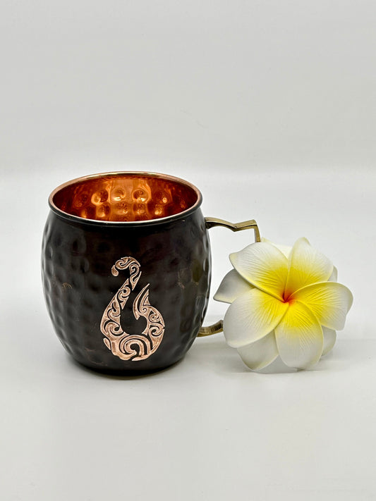 Maui Hook Moscow Mule Mug | Hawaiian Style Fish Hook | Copper Mug | custom design | Gifts for Him | Gifts for Her |Outdoors