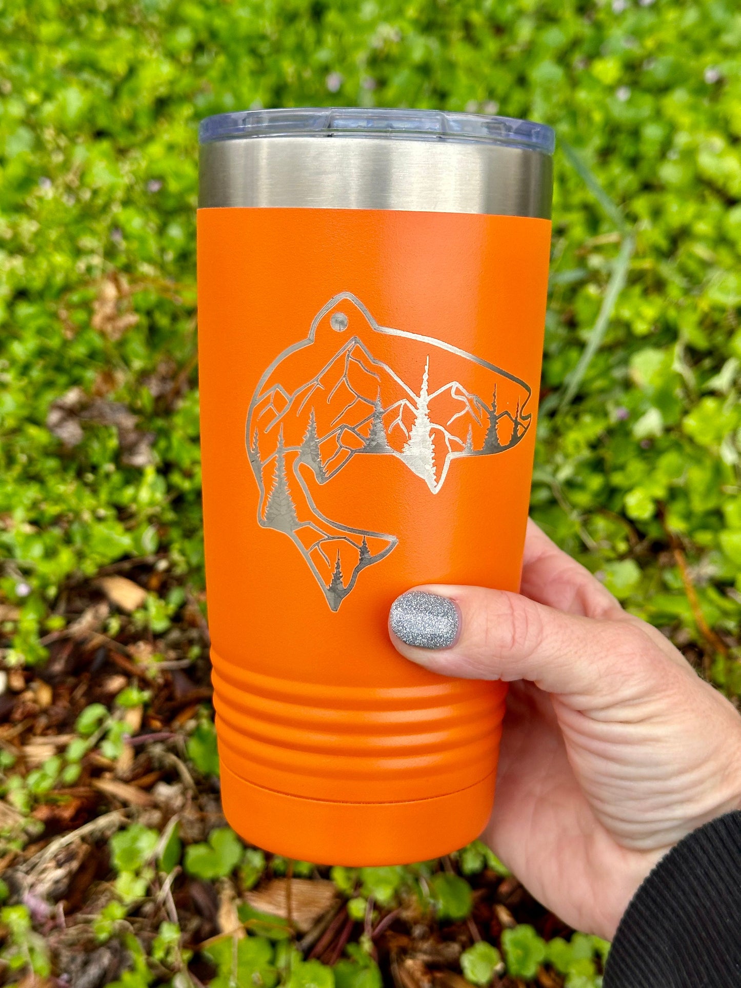 Rocky Mountain Fish 20 OZ insulated Tumbler with Option to Personalize