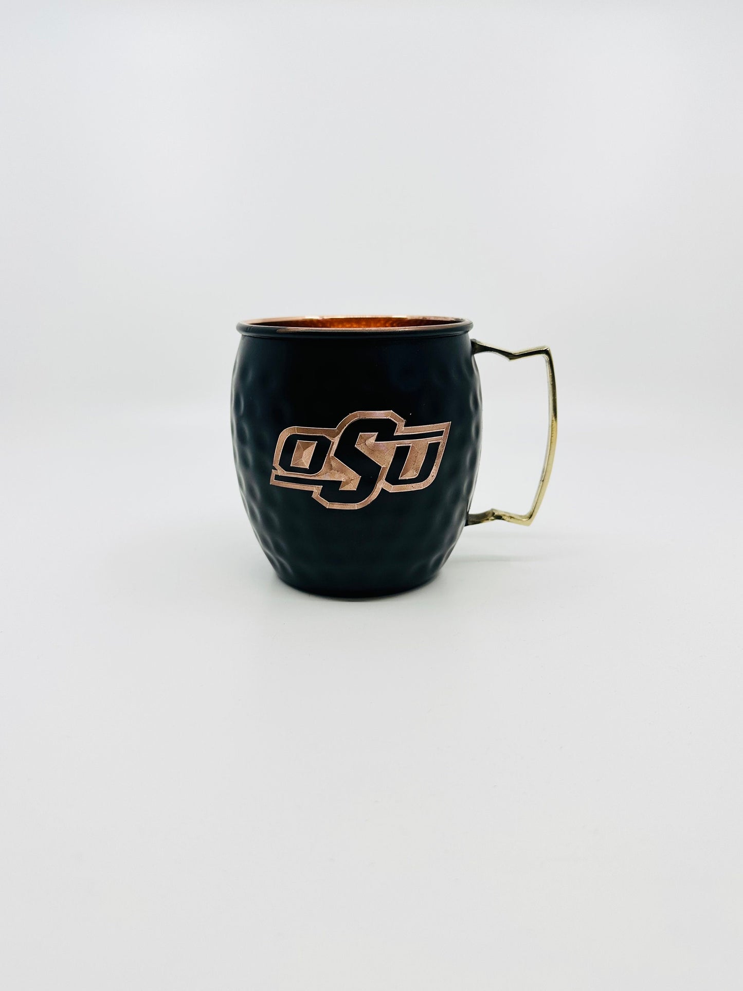 Oklahoma State University Logo |  OSU | Moscow Mule Mug | Pick Any Team | college team Copper Mug | Copper Gift | Anniversary Gift